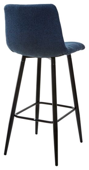 Барный стул SPICE TRF-06 полночный синий, ткань