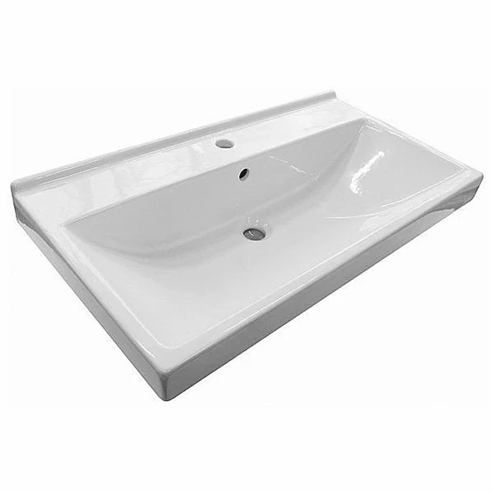 Тумба с раковиной Comforty Никосия 00-00011163 80 белый глянец
