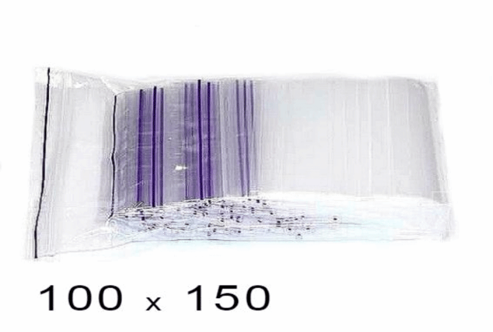 Пакеты полиэтиленовые Zip‑Lock 10x15 см (100 штук в упаковке).