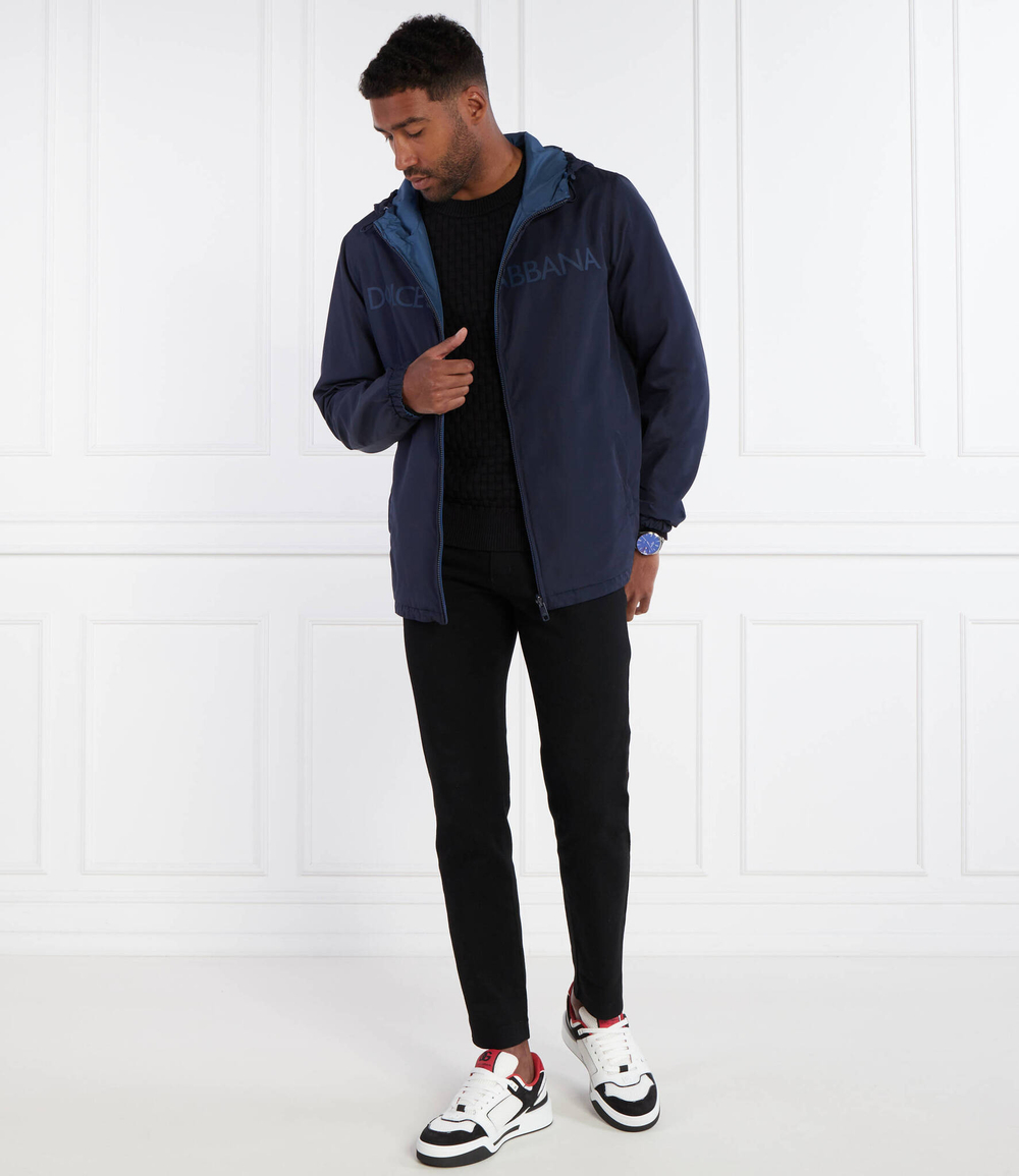 Двухсторонняя куртка Dolce & Gabbana - темно-синий(G9AHBT FUMQ7)