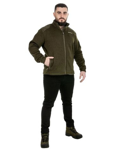 Толстовка флисовая Nisus Luxor, хаки, XL