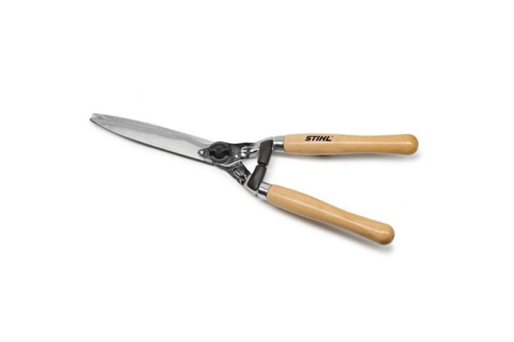Ножницы ручные садовые STIHL рукоятки из бука.
