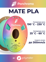 Пластик Polymaker Panchroma Matte PLA 1,75mm, 1kg Arctic Teal