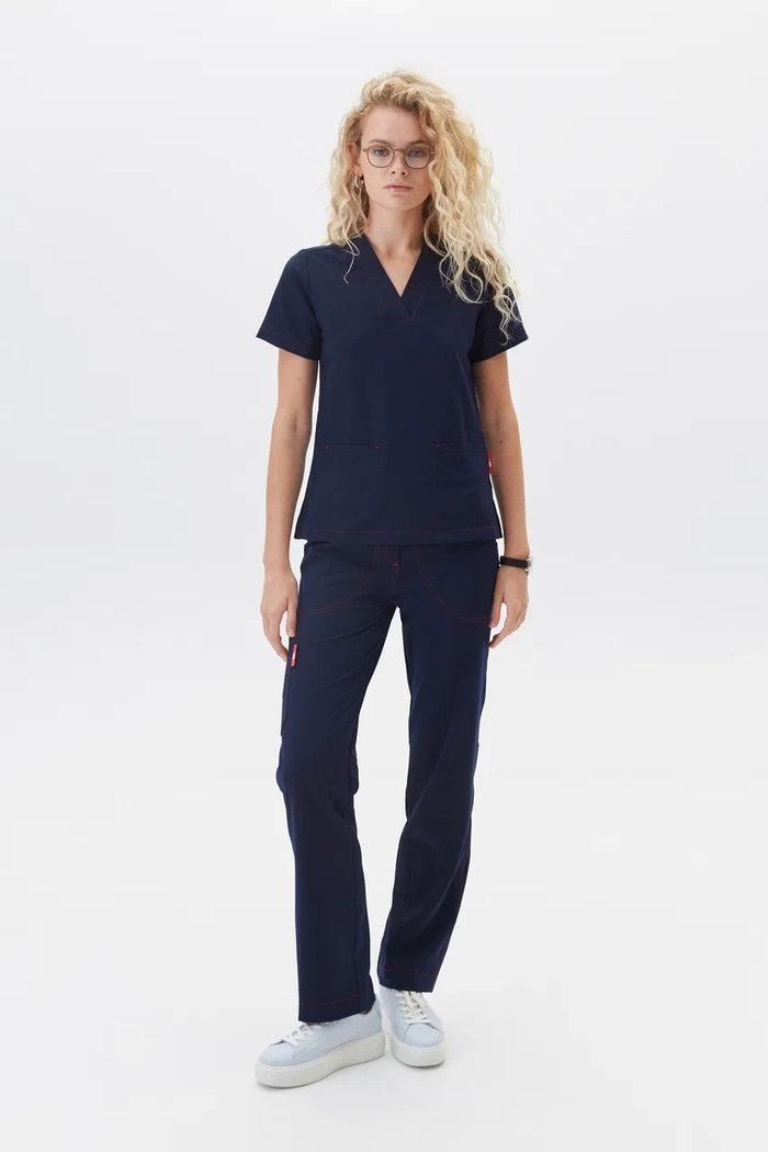 Топ медицинский женский Лаконико, нэви