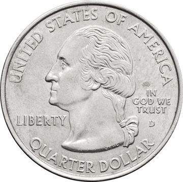 25 центов (1/4 доллара, квотер) 2008 США «Штат Нью-Мексико» (D)