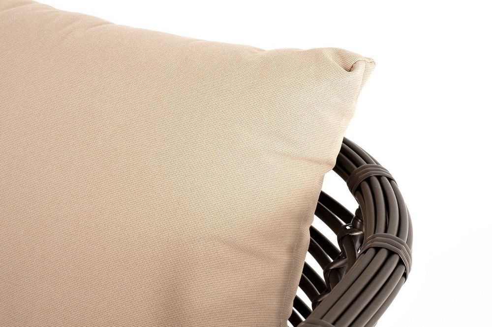 "Валенсия" диван из искусственного ротанга трехместный, цвет бронзовый