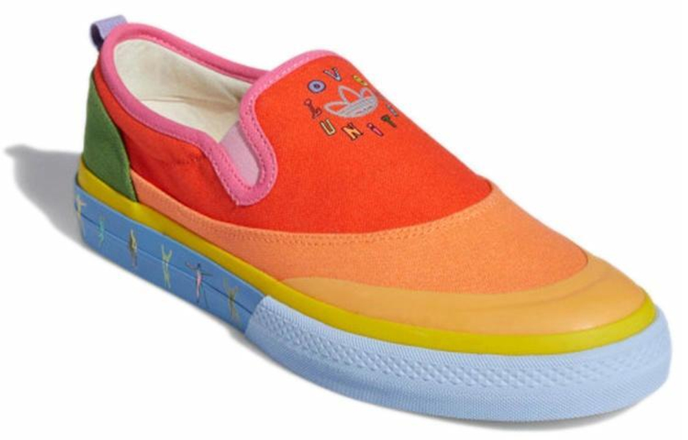 Кроссовки Adidas Originals Nizza Slip-On Pride