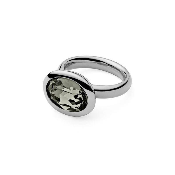 Кольцо Qudo Tivola Black Diamond 18 мм 631273/17.8 BW/S размер 18