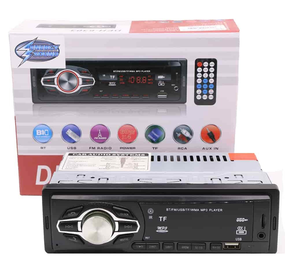 Автомагнитола ENERGY SOUND DEN-6303, Bluetooth , usb, micro, aux, fm, пульт
