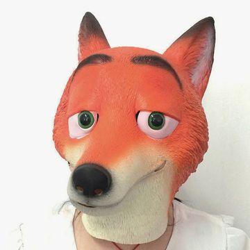 Маска голова лисы карнавальная арт. 133