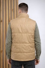 Жилет мужской с воротником "HN-17" бежевый