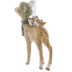 GAEM Украшение новогоднее "Олень", L6,5 W2,5 H9 см, 2в.