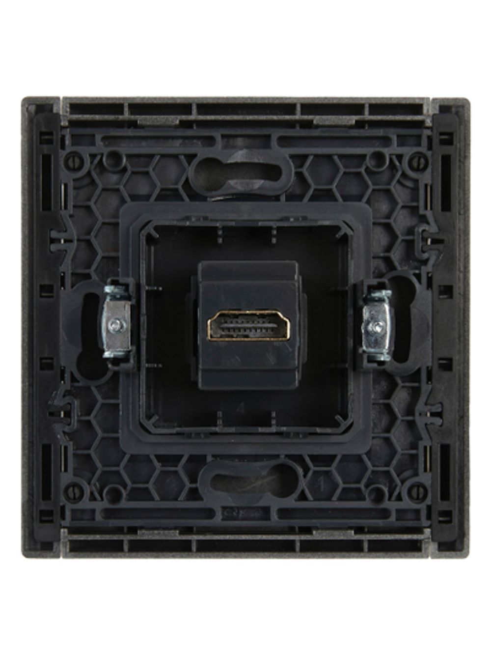 FORTE&PIANO Розетка HDMI FP540 сталь IEK