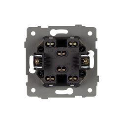 Механизм выключателя двухклавишный проходной SWT-MKP2-PL-GD-V (250V, 10A) (Arlight, -) 049895