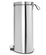 Brabantia FlatBack+ Ведро для мусора с педалью, с защитой от отпечатков пальцев, 40л