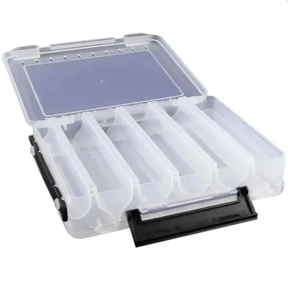 КОНТЕЙНЕР ДЛЯ РЫБОЛОВНЫХ СНАСТЕЙ ДВУСТОРОННИЙ 20*17*5СМ 10 ЯЧЕЕК