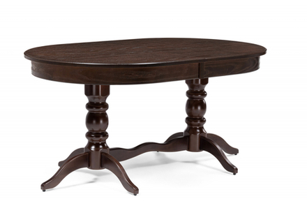 Стол деревянный Woodville Дейвер 160(220)х100 орех темный