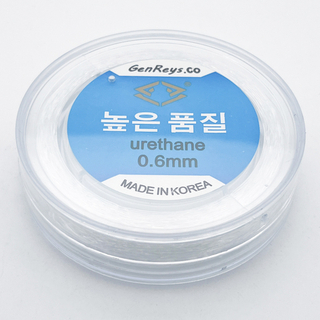 Эластичная нить (резинка) для браслетов, толщина 0,6 мм, цена за катушку 50 м