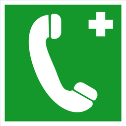ЕС 06 "Телефон связи с медицинским пунктом (скорой медицинской помощью) "