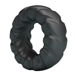 Черное эрекционное кольцо Jeriko