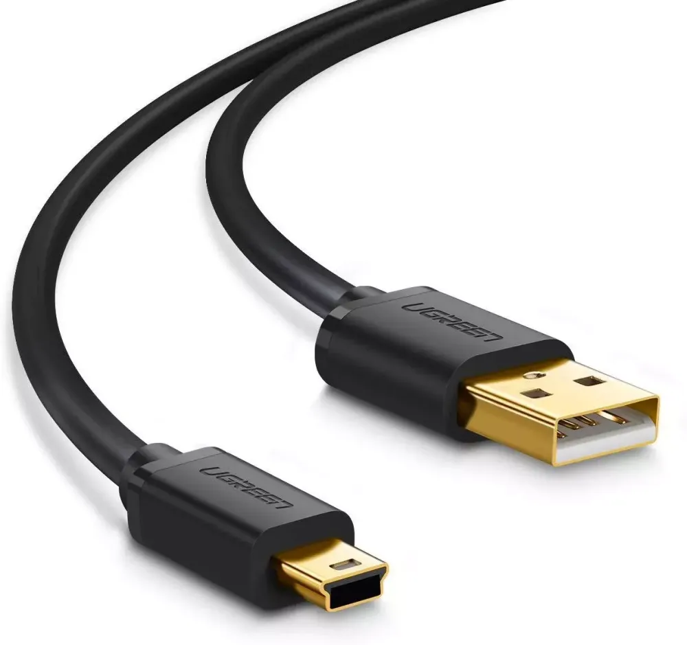 КАБЕЛЬ UGREEN US132 MINI USB - USB TYPE A ДЛИНА 3М, M-M 10386