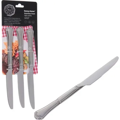 Набор столовых ножей 3шт «MONDIAL» на блистере