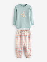 Пижама для девочки Next 192-178, 2 шт., Розовый, Голубой