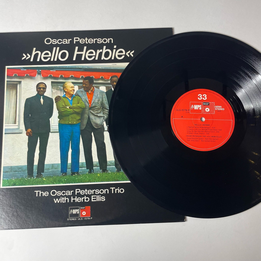 Винтажная виниловая пластинка LP The Oscar Peterson Trio With Herb Ellis Hello Herbie (Japan 1974) (No Obi)