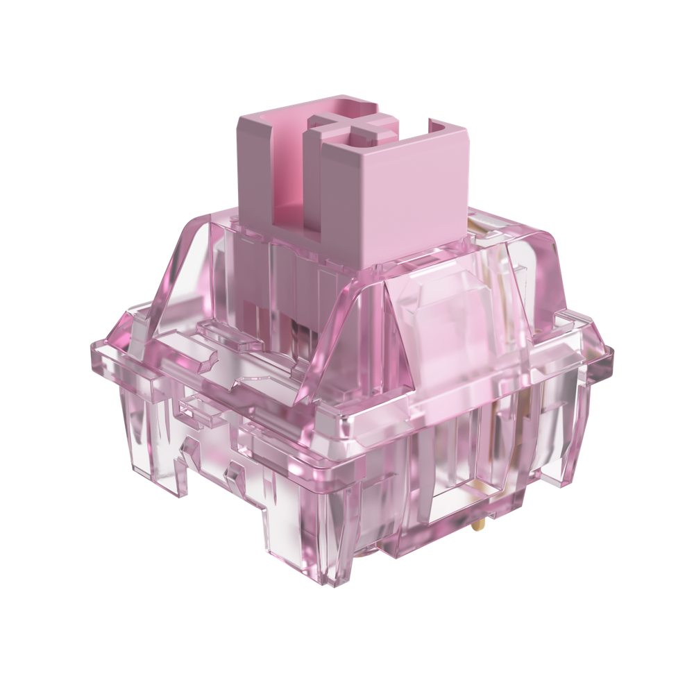 Переключатели Akko Jelly Сustom Switch для механических клавиатур Jelly Pink