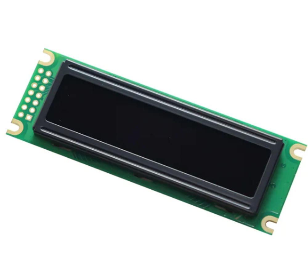 WEH001602DLPP5N00100, WEH001602DWPP5N00100 OLED символьный 16х2 (1602D), COB, 8-битный паралл.