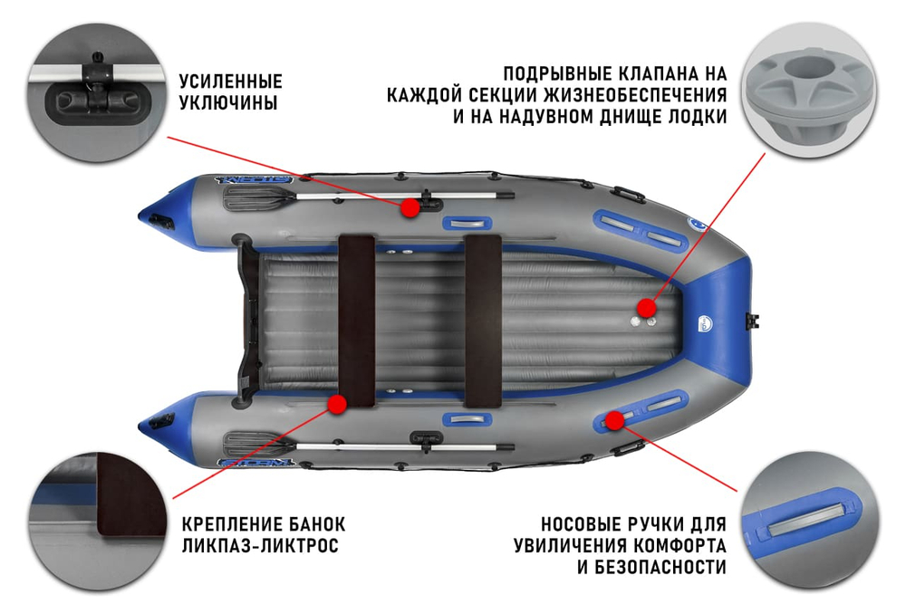 Лодка ПВХ STORMLINE Air Classic 380 (2024)