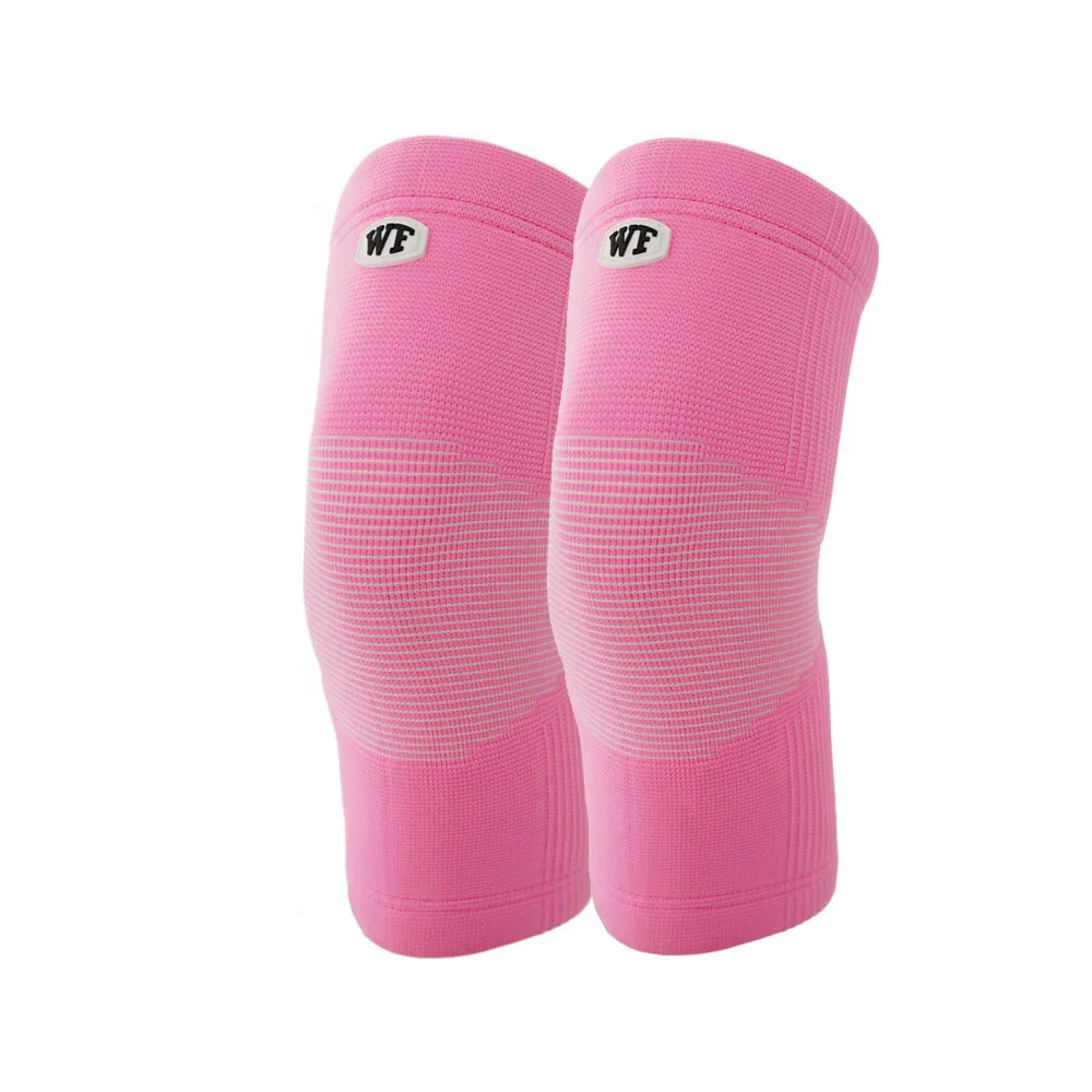 Наколенники тканевые WOD Friends Double Layer Cotton Knee Sleeves - 4mm (Розовые)