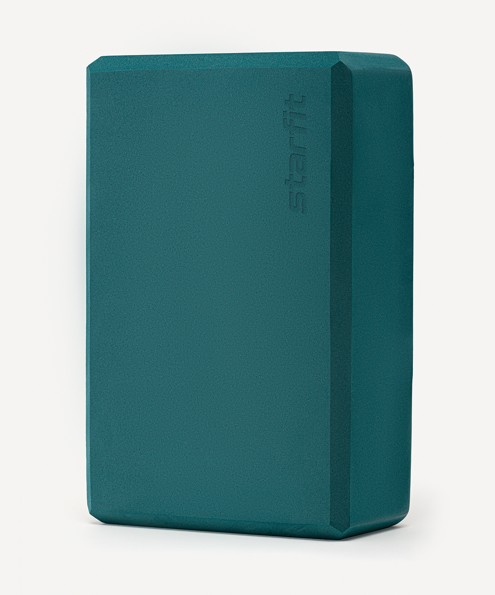 Блок для йоги YB-200 EVA, изумрудный