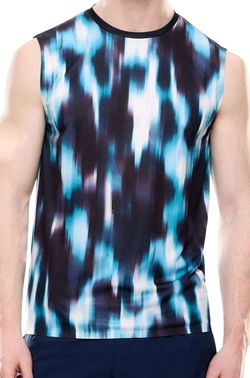 Мужская теннисная футболка EA7 Man Jersey Tank - разноцветный