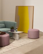 Чехол на подставку для ног Kaeli фиолетовый Ø60 см