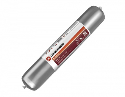 Герметик ТЕХНОНИКОЛЬ ПУ MASTER, серый , туба 600мл.