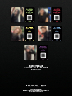Альбом ALLDAY PROJECT - FAMOUS The Debut Single CARTOON 5 Version SET