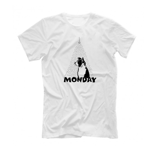 Футболка "Бордер Колли в понедельник"