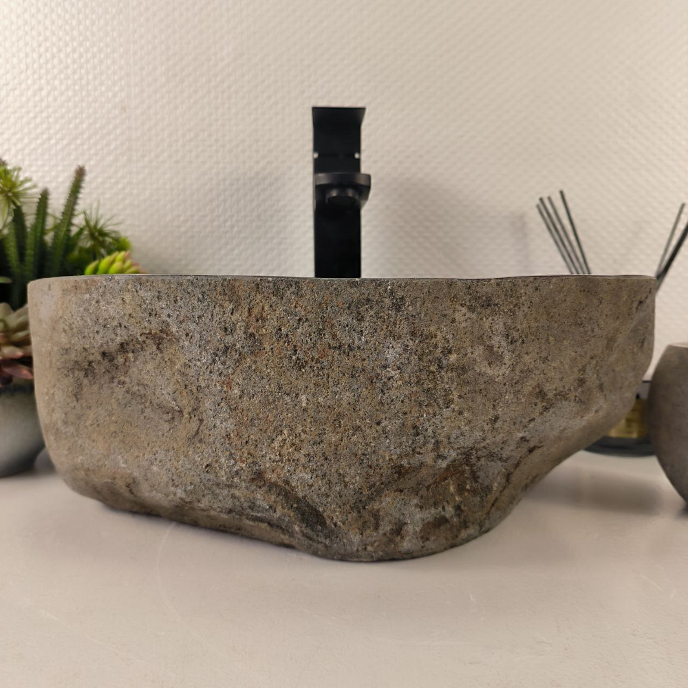 Раковина из речного камня RS-65448 41*29*15 0855