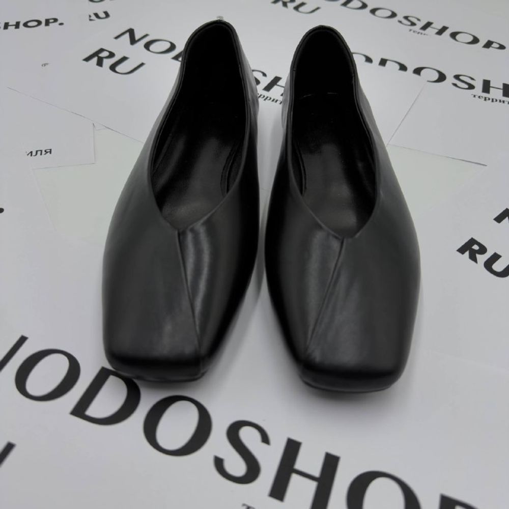 Туфли женские натуральная кожа артикул 8059-1 цвет"чёрный"