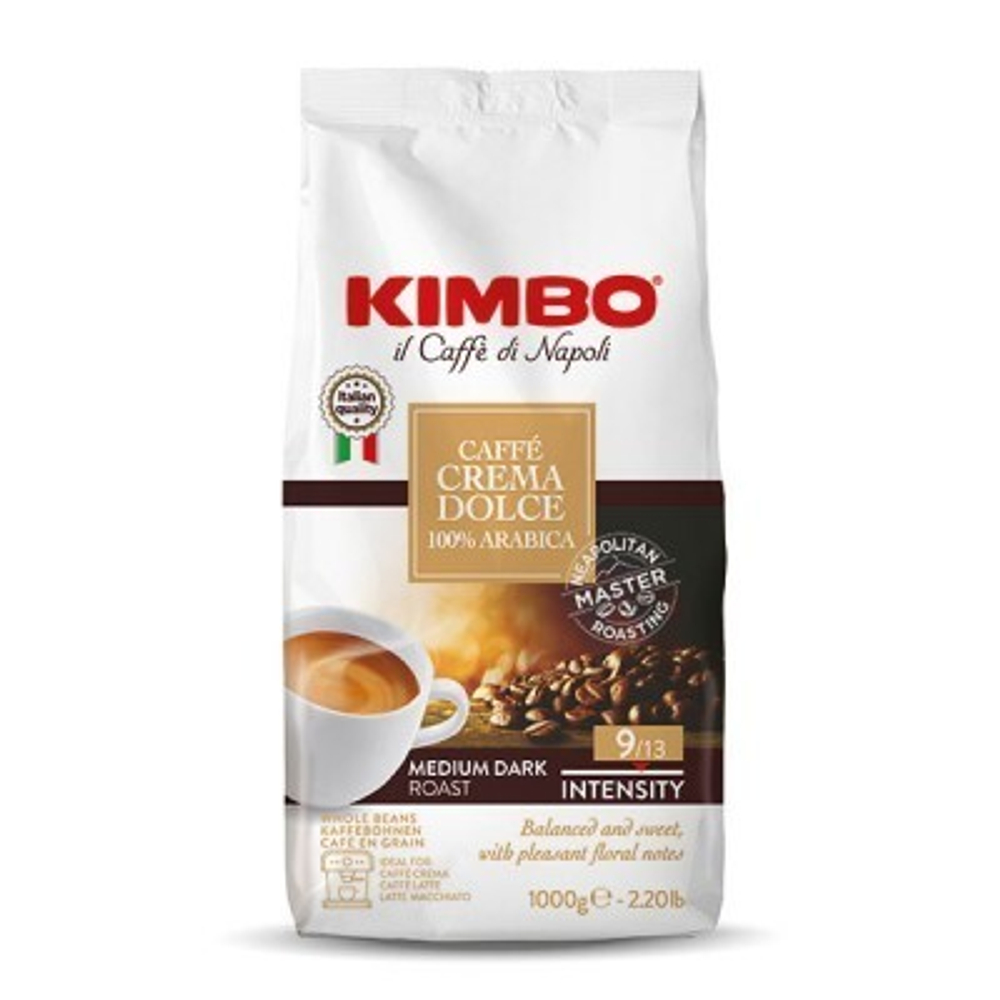 купить Кофе в зернах Kimbo Dolce Crema, 1 кг (Кимбо)