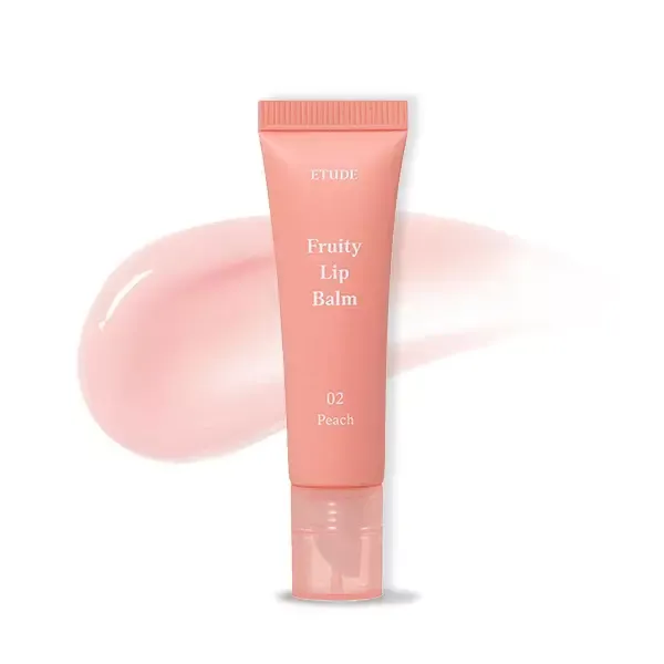 Фруктовый бальзам для губ персиком #02 Peach, Etude House Fruity Lip Balm