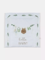 Пеленальный матрасик RANT "Hello baby" White (70х70) с сумкой, oxford