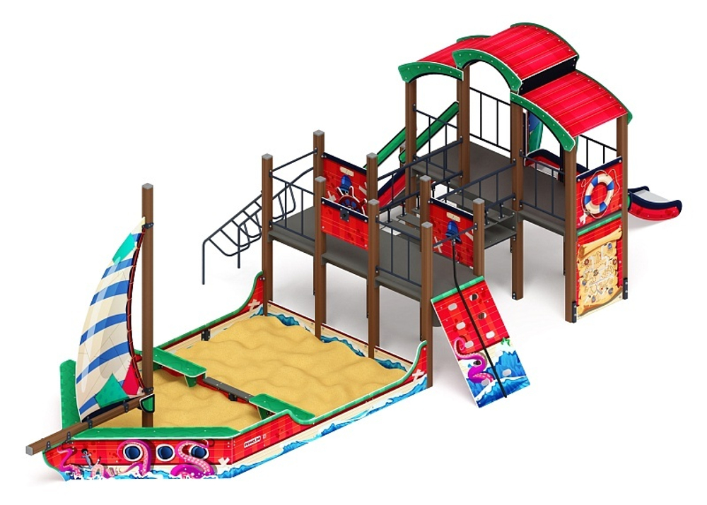 Парусник (Мульт) Игровой комплекс Н=1200