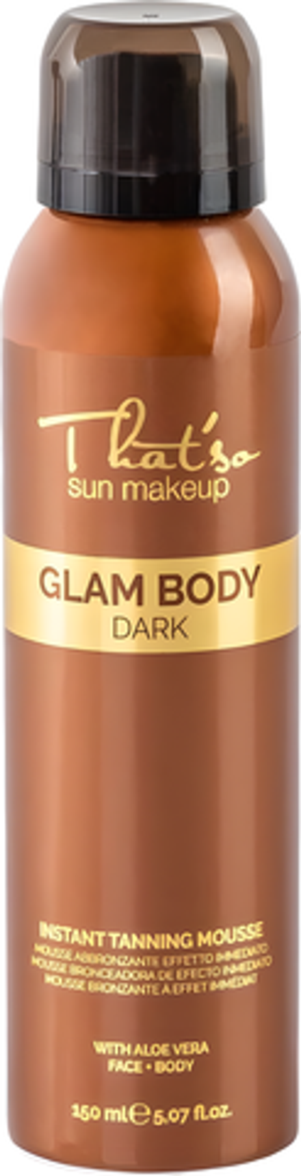 Мусс-автозагар мгновенный БРОНЗОВО-ЗОЛОТИСТЫЙ 150 мл/GLAM BODY MOUSSE DARK