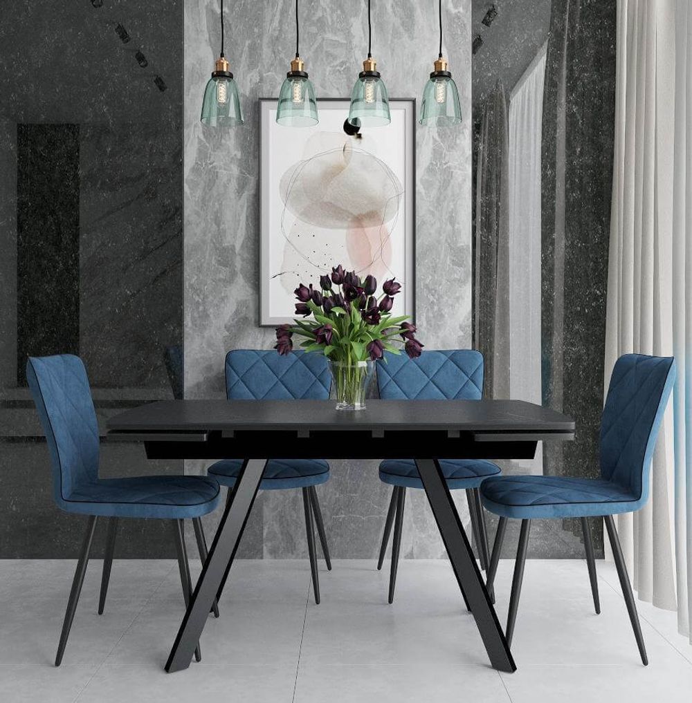 Стол DikLine US120 опоры чёрные