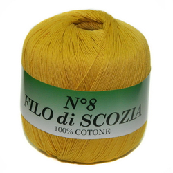 Пряжа Filo Di Scozia №8 50г, 340м, 100%мерсеризованный хлопок (цена за 1 шт)