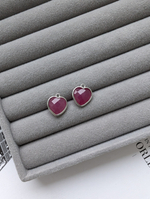 Подвеска сердце 13мм, кварц