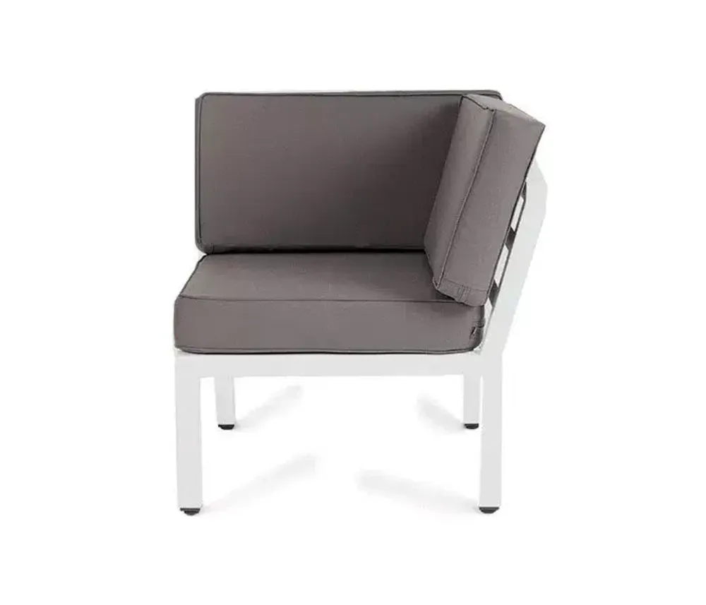 "Глория" модуль диванный угловой, каркас из алюминия