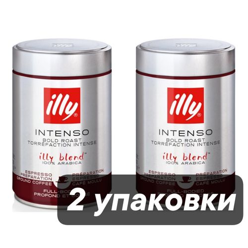 Кофе молотый ILLY Espresso темная обжарка 250 г x 2 шт